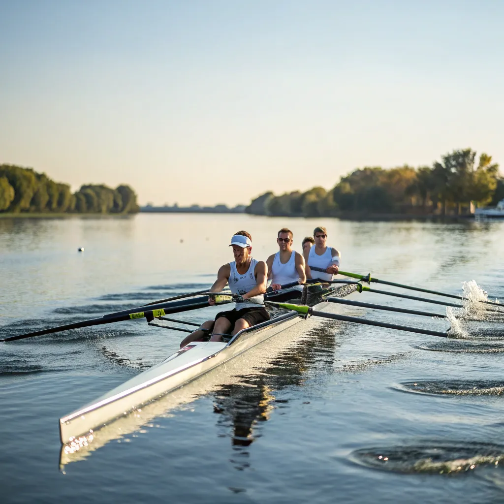 High-performance rowing boat